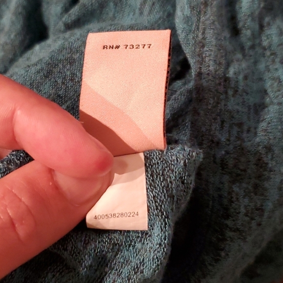 Juicy Couture Teal and black semi wrap shirt XS - Picture 9 of 9